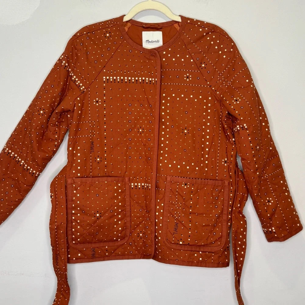 Madewell Bandana Wrap Blazer Jacket - Picture 3 of 15